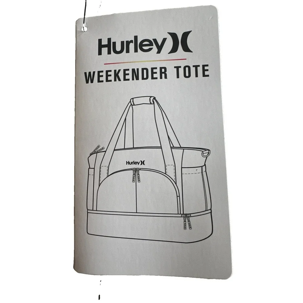 Hurley NWT Black Weekender Tote